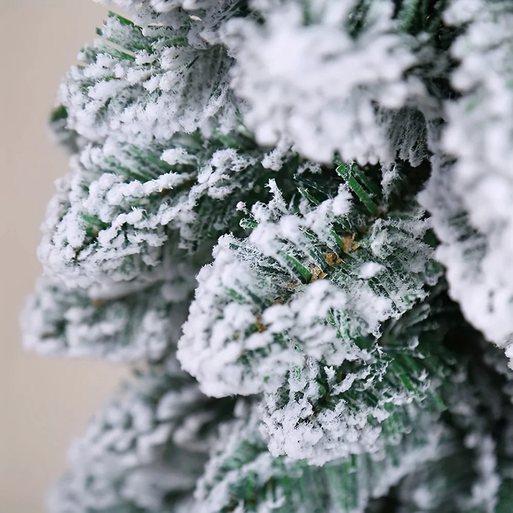 Snow Flocked Artificial Christmas Pine Garland for Holiday Home Decor