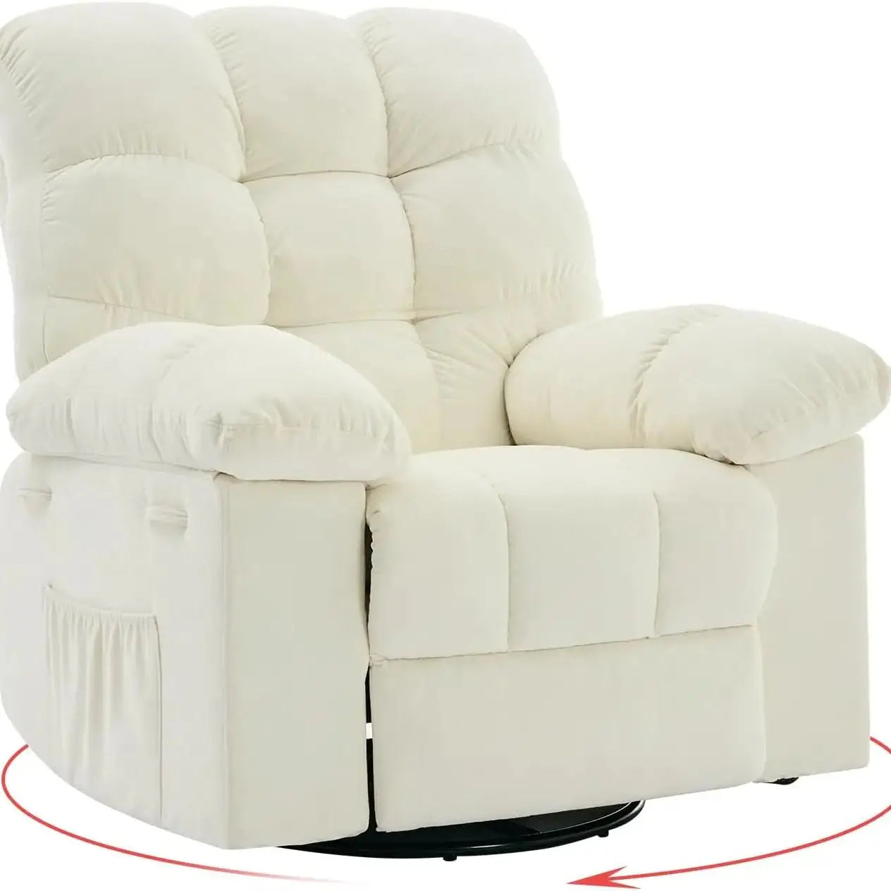 HiMISS Rocker Recliner Chair For Adults Manual Glider