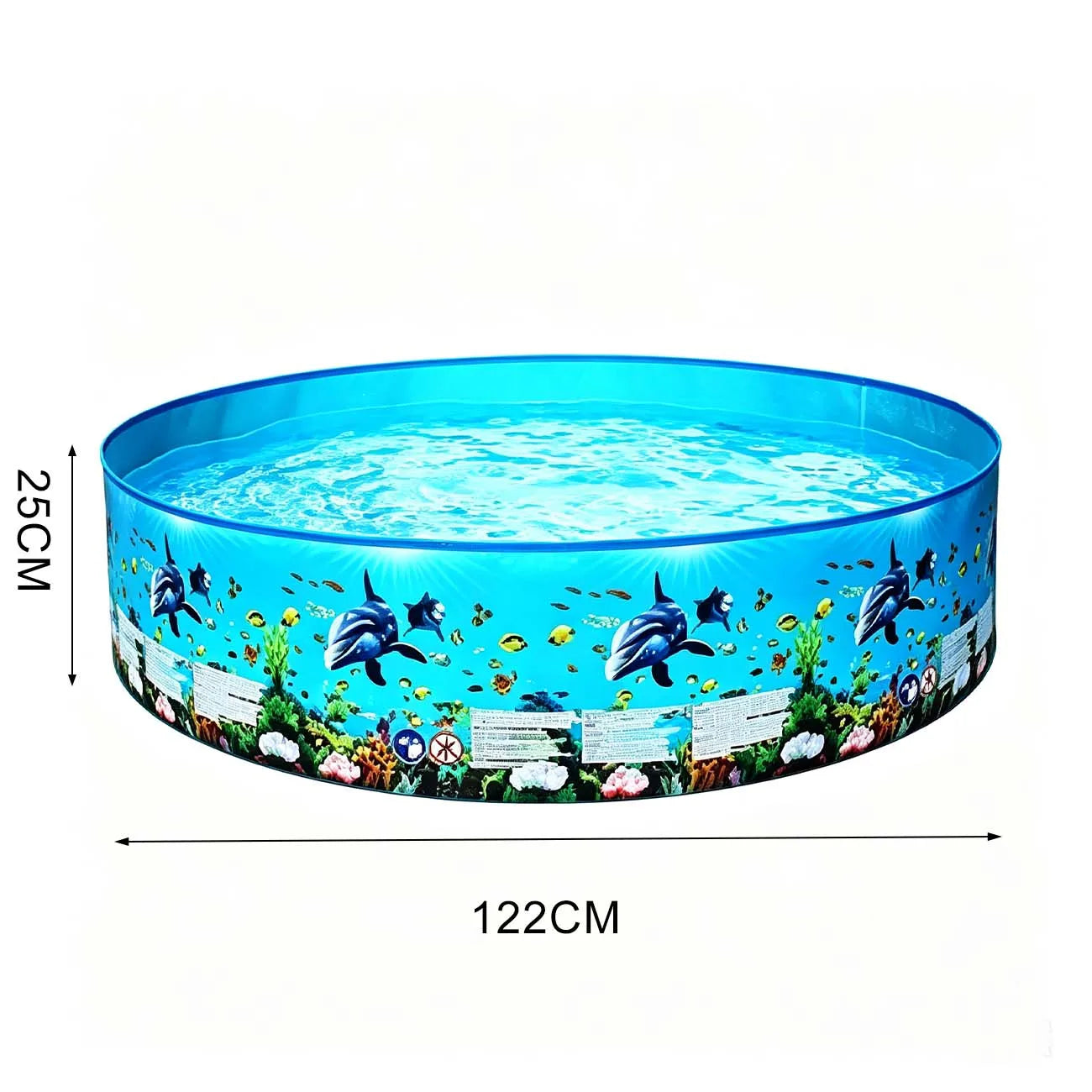 Inflatable Foldable Swimming Pool With Multifunction Reusable Water Sprayer