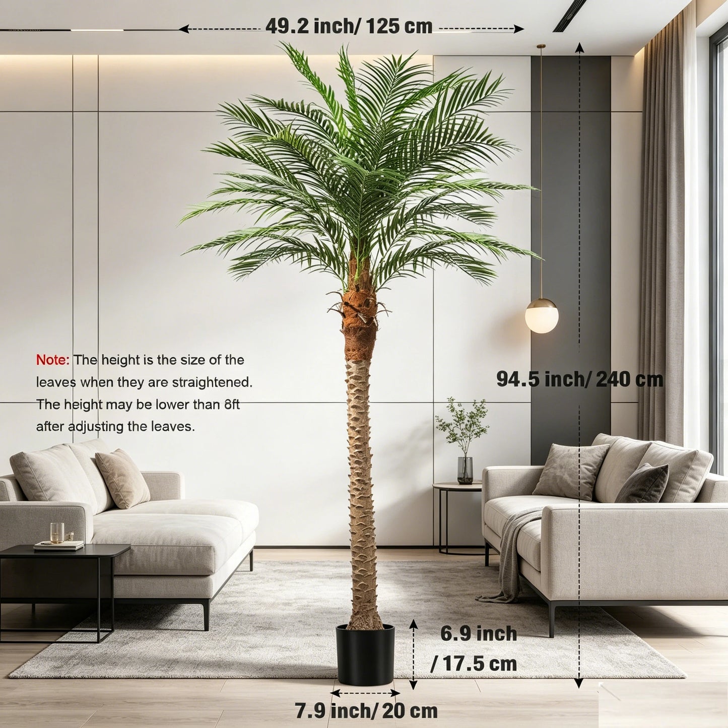 Artificial Palm Tree for Home and Office Decor Indoor Outdoor