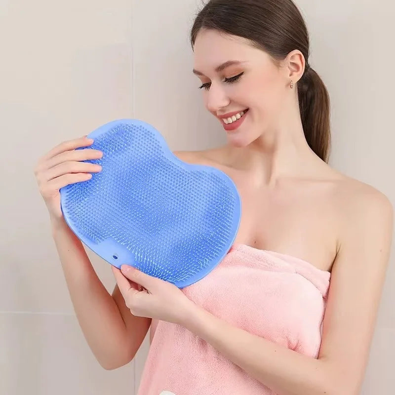 Silicone Shower Mat With Suction Cups For Foot Massage