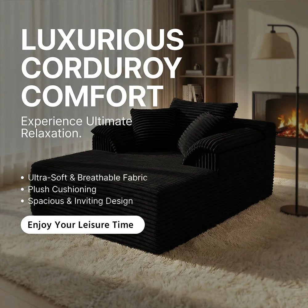 Indoor Reclining Sofa Chair Modern Minimalist Living Room