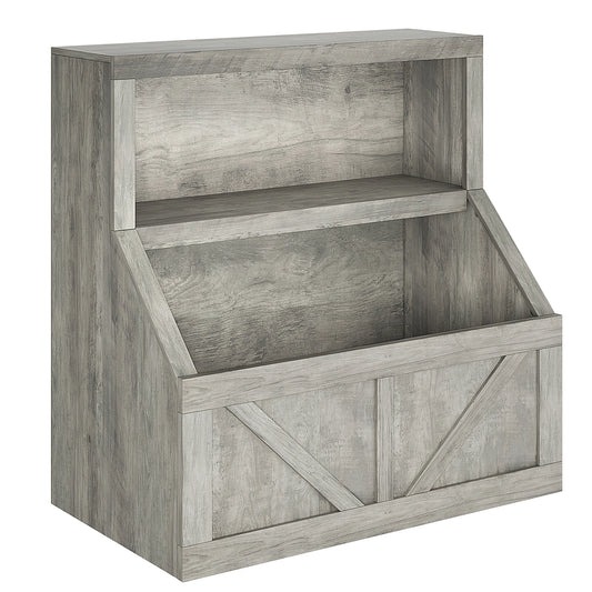 Kids Wooden Bookcase With Toy Storage Cubby Organizer Toddler