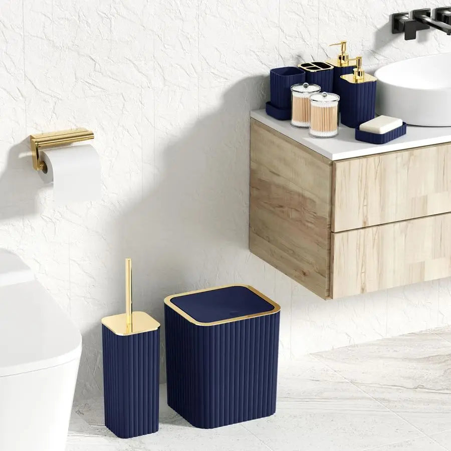 25 Piece Bathroom Accessory Set With Shower Curtain And Rugs