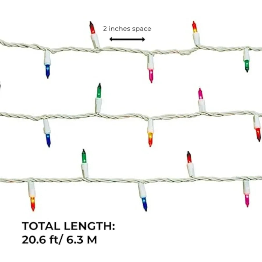 Premium Incandescent Christmas String Lights For Indoor And Outdoor Decor