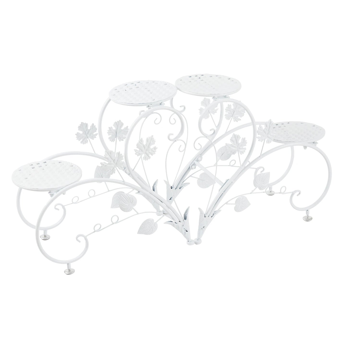 Wisfor Heart-Shaped Metal Plant Stand Two-Pack
