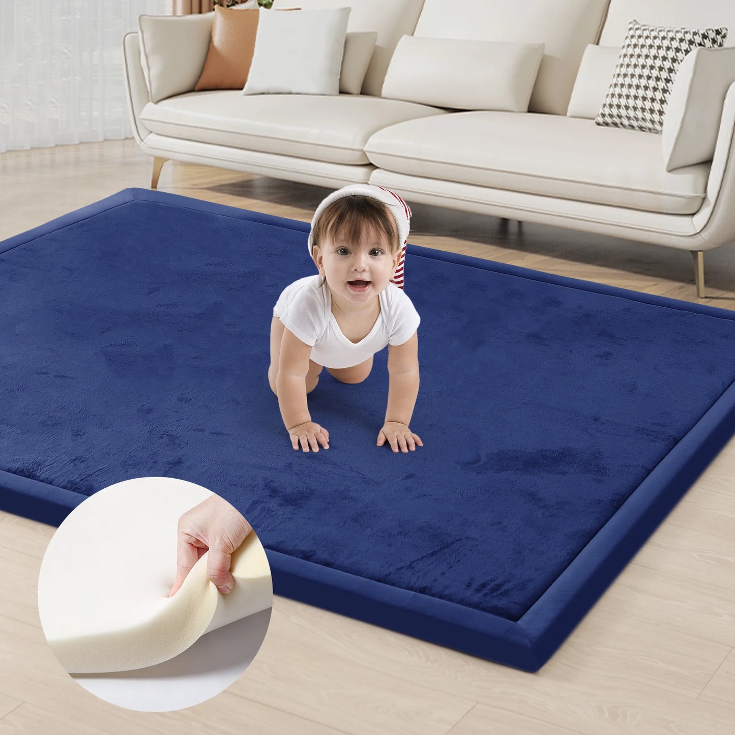 PaPaMat Tatami Style Baby Play Mat Non-Slip Rug Living Room