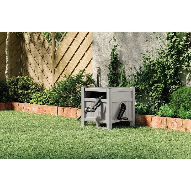 Suncast 100 ft. Hose Hideaway Hose Reel, Gray