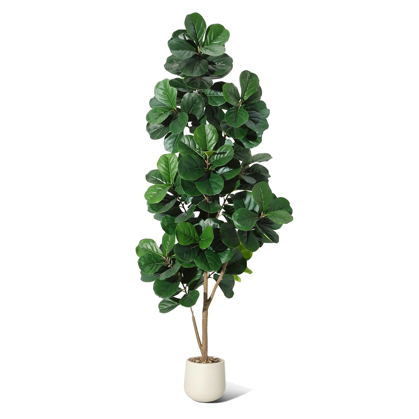 HiMISS Fiddle Leaf Fig Tree Artificial Realistic Planter