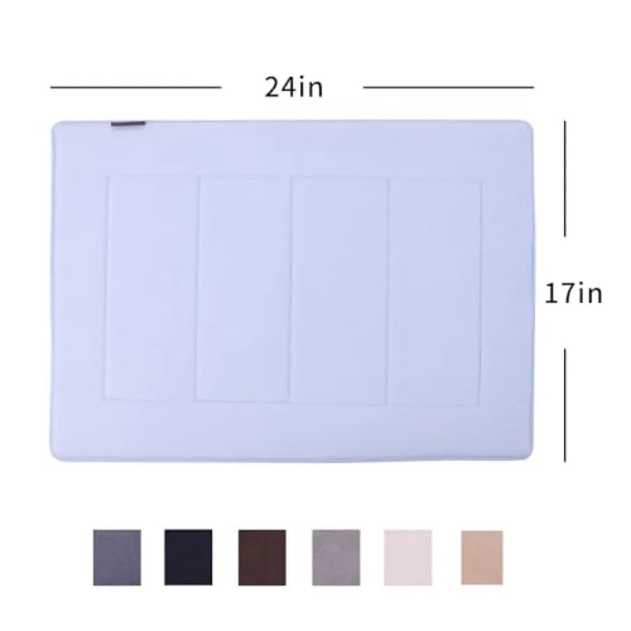 Memory Foam Bathroom Rug, Absorbent Non Slip Washable Bath Mat