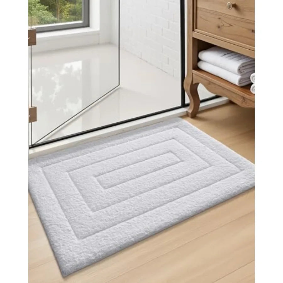 Ultra Soft Non Slip Absorbent Washable Microfiber Bathroom Rug Mat