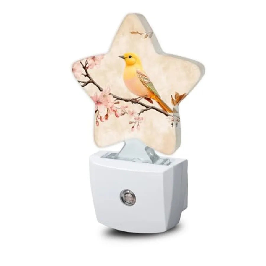 Dusk To Dawn Winter Tree Star Plug In Nightlight Sensor