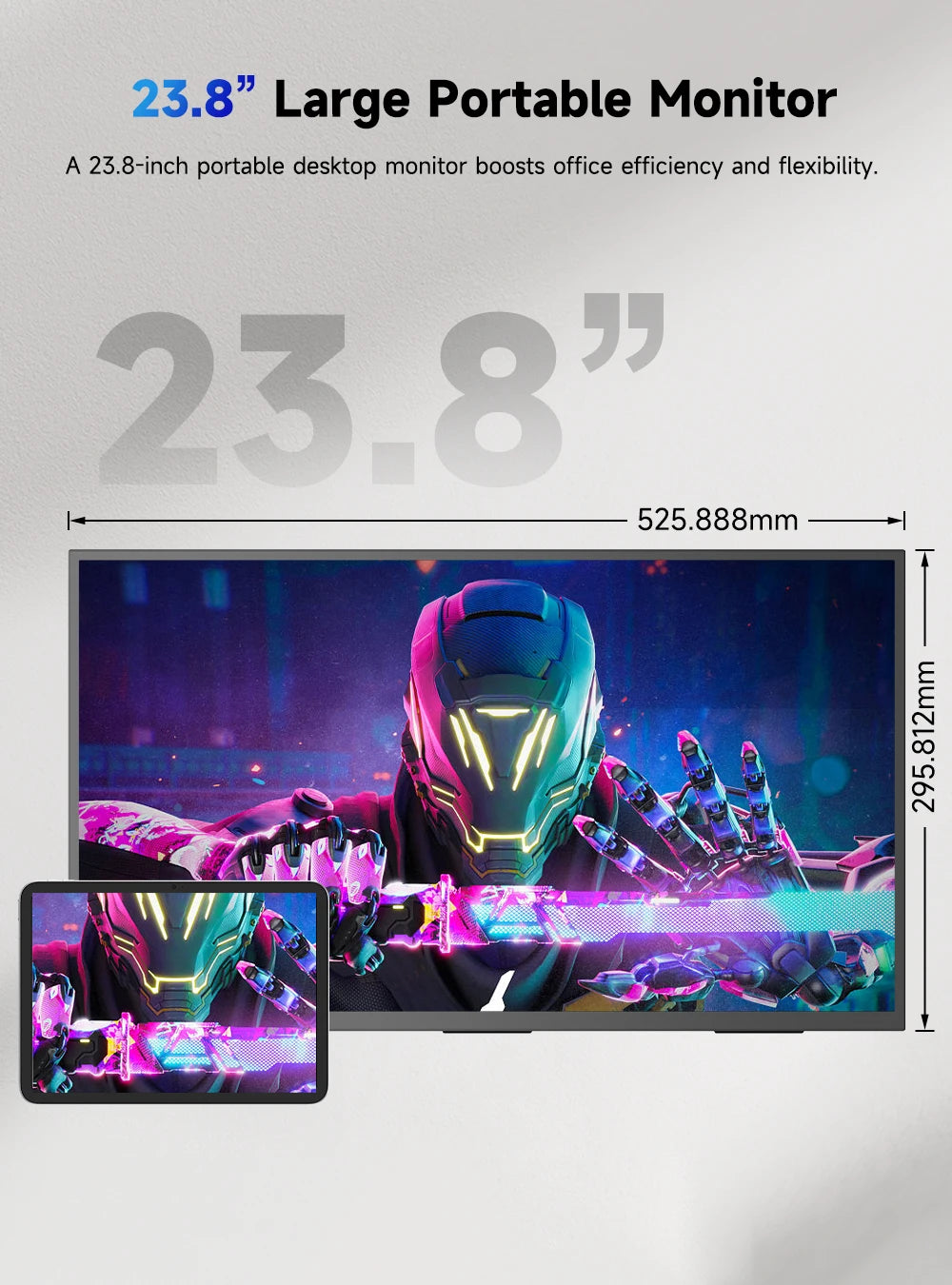 Uperfect Portable 120Hz Gaming Monitor For Laptop Steam Deck MacBook