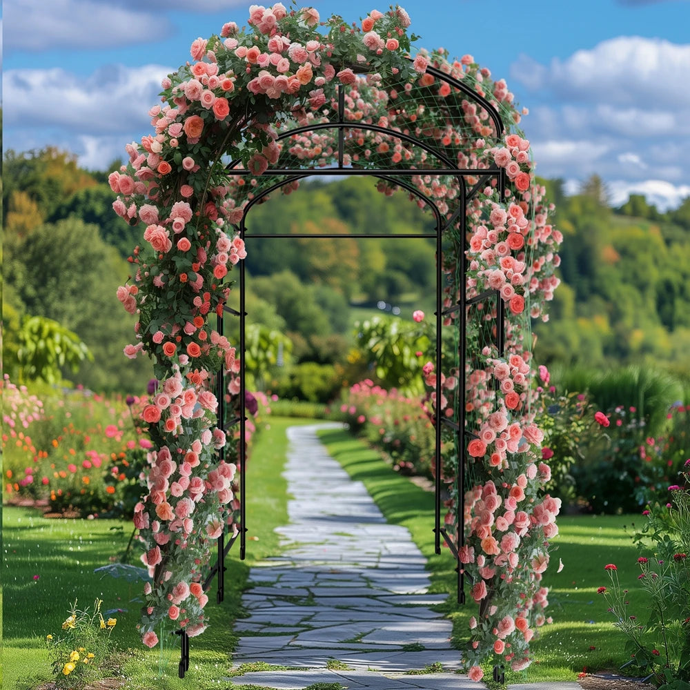 Wisfor U-Shaped Garden Trellis For Climbing Vegetables And Flowers