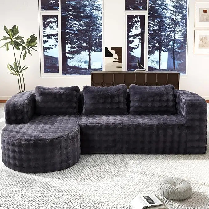 Cloud Modular L Shape Sectional Sofa With Memory Foam Chaise