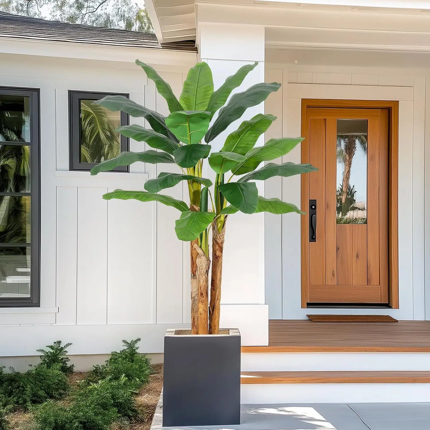 HiMISS Artificial Banana Tree Indoor Plant in Planter