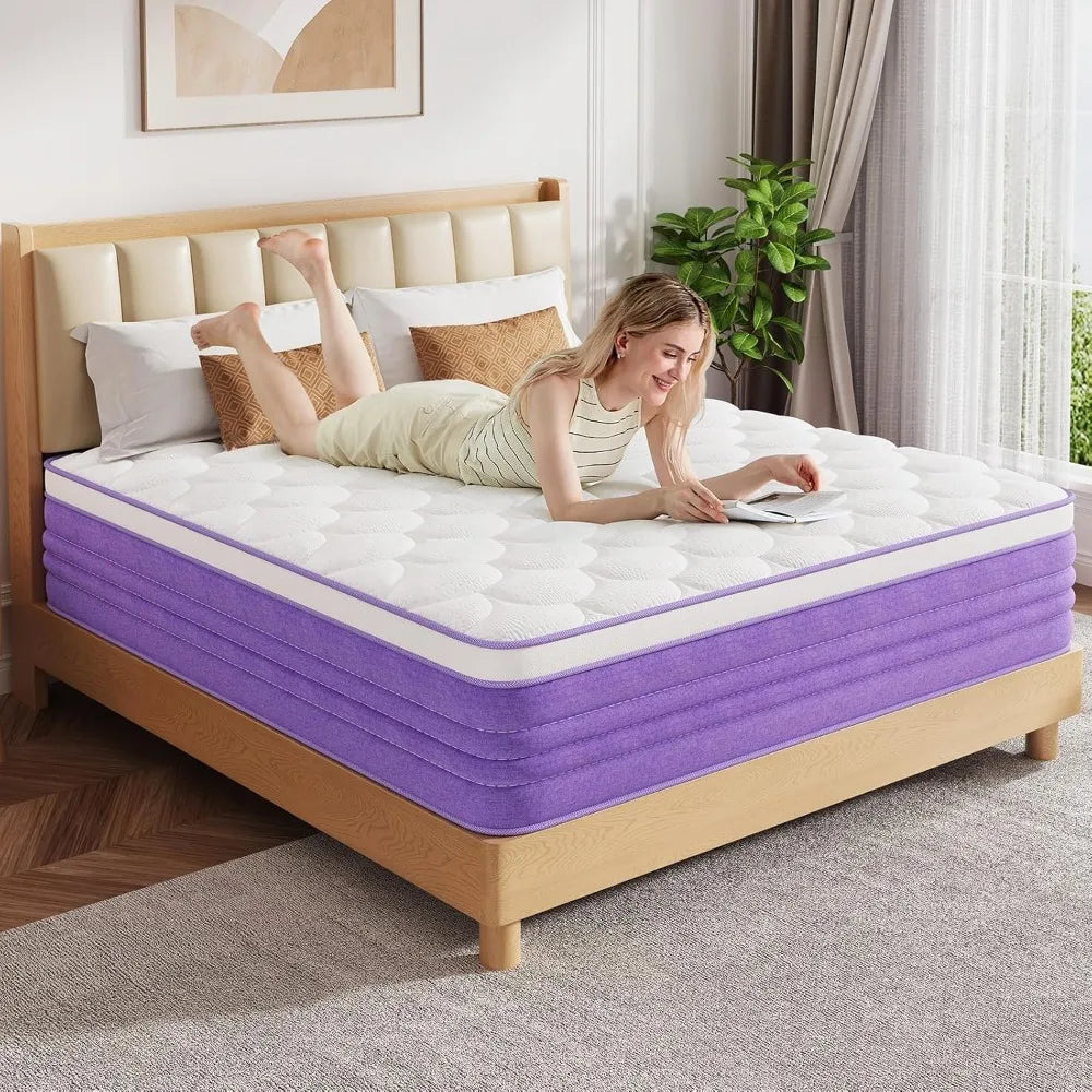 Hybrid Mattress With Pocket Springs CertiPUR-US Edge Support