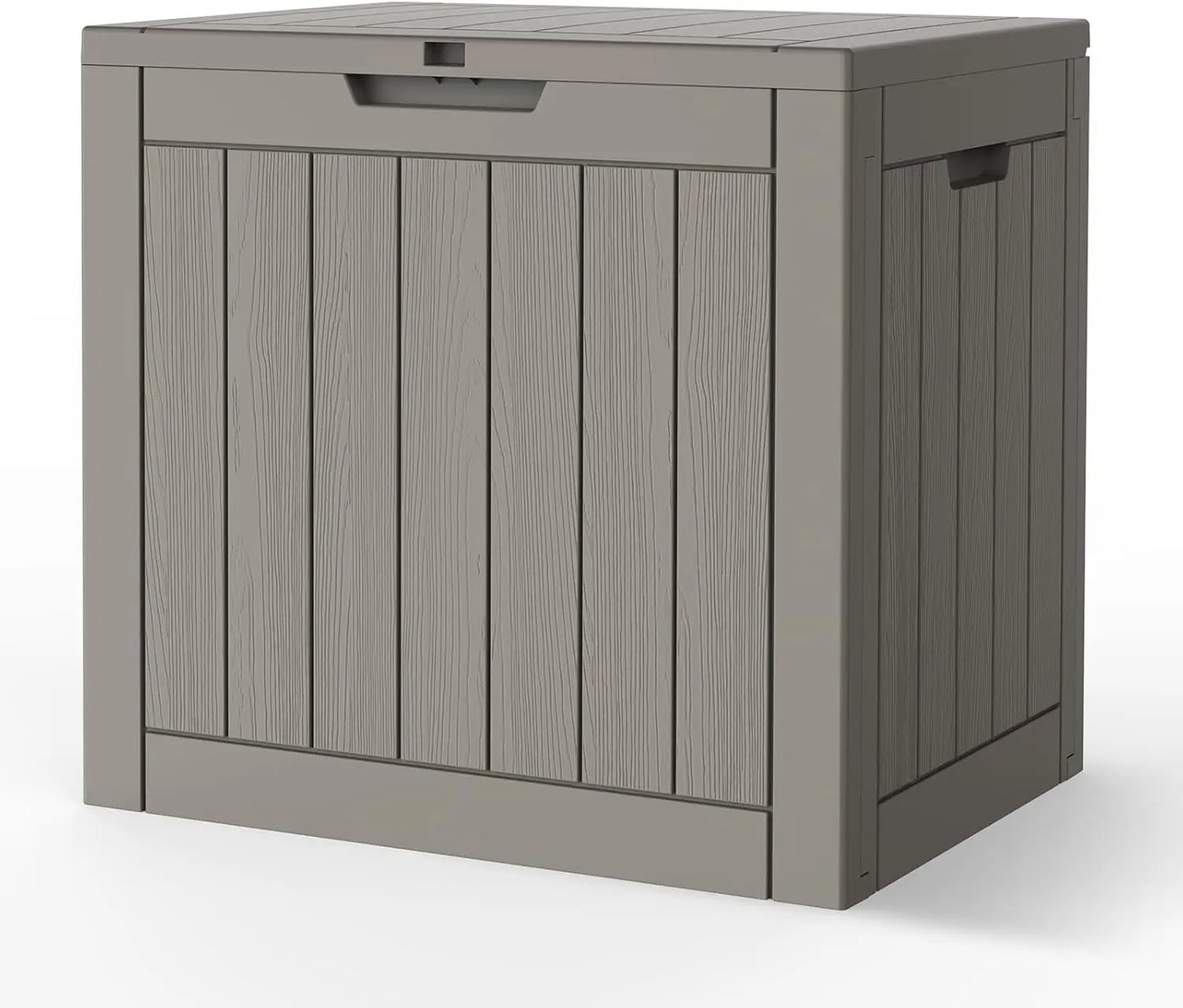 Outdoor Deck Storage Box Waterproof UV Resistant Lockable Lid