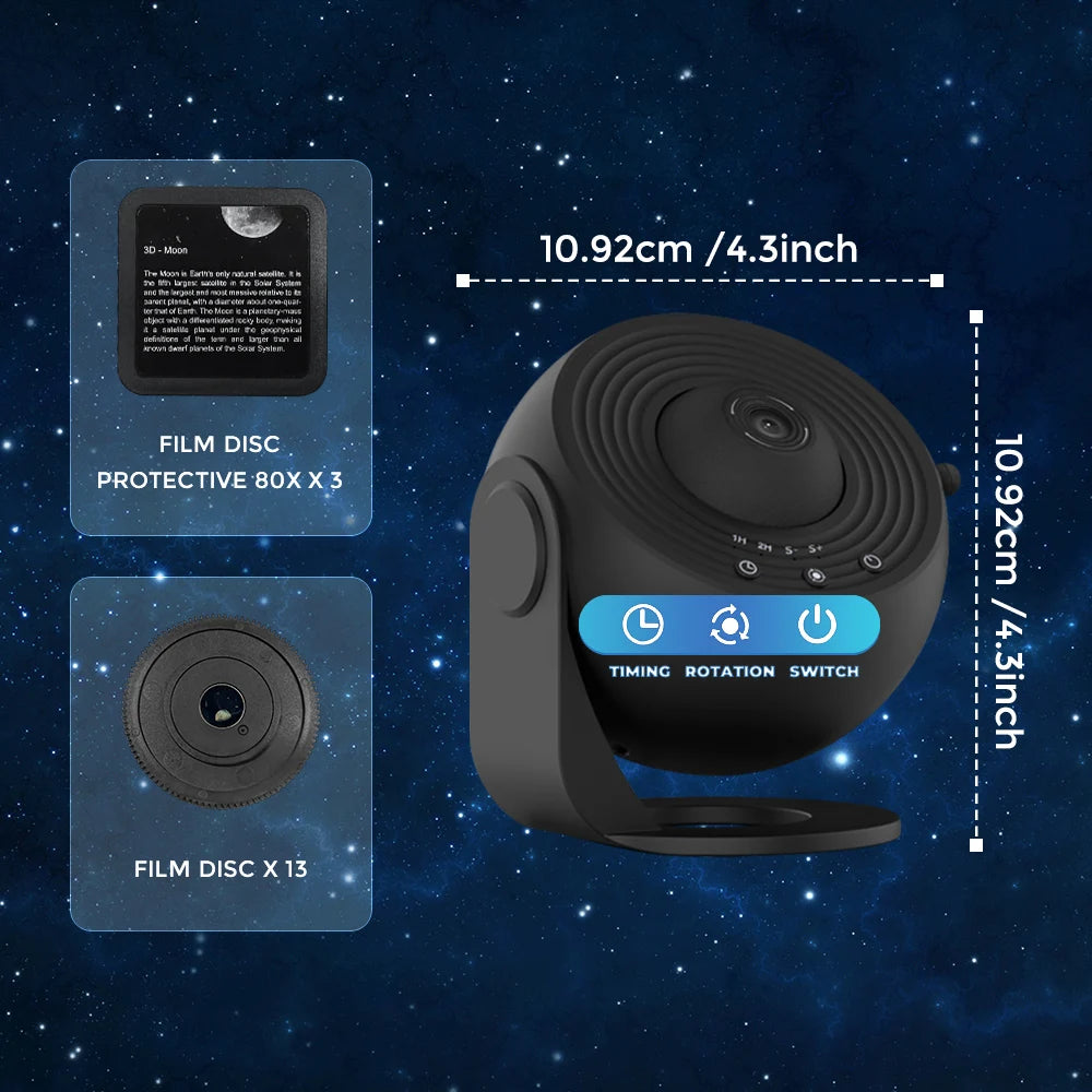 Aiopp 13 In 1 Planetarium Star Projector With Galaxy Effects