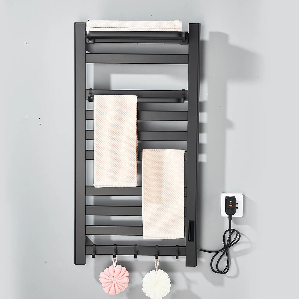 Onyzpily Electric Heated Towel Rack With Digital Thermostat