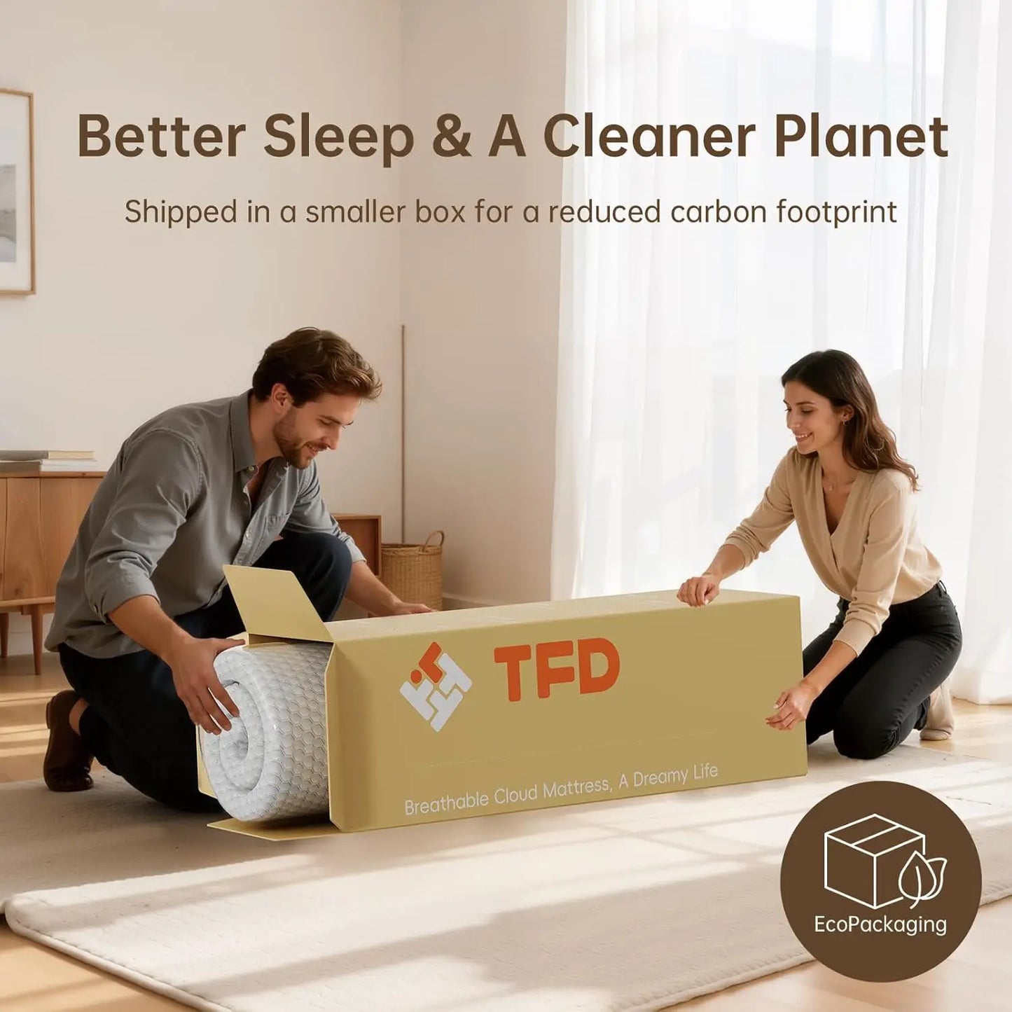Gel Memory Foam Mattress, Medium Firm, Cooling CertiPUR US Certified