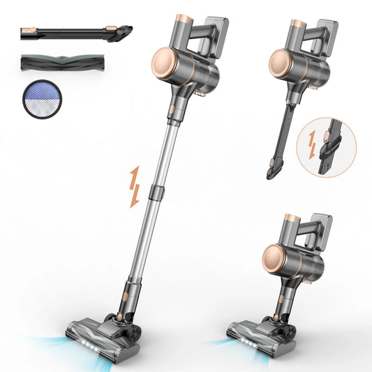 Yisora N8 Lightweight Cordless Stick Vacuum Cleaner For Pet Hair