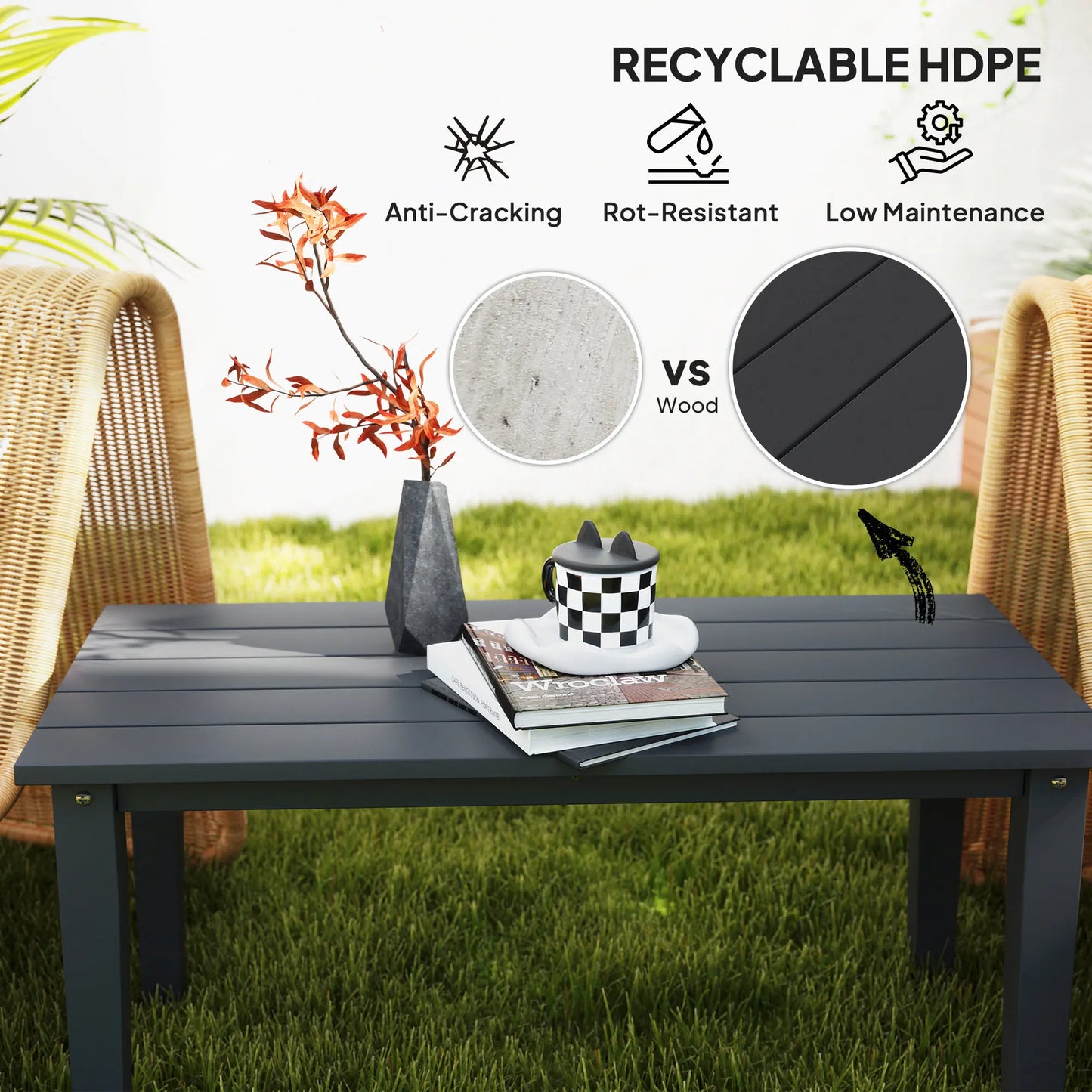 Hdpe Outdoor Coffee Table