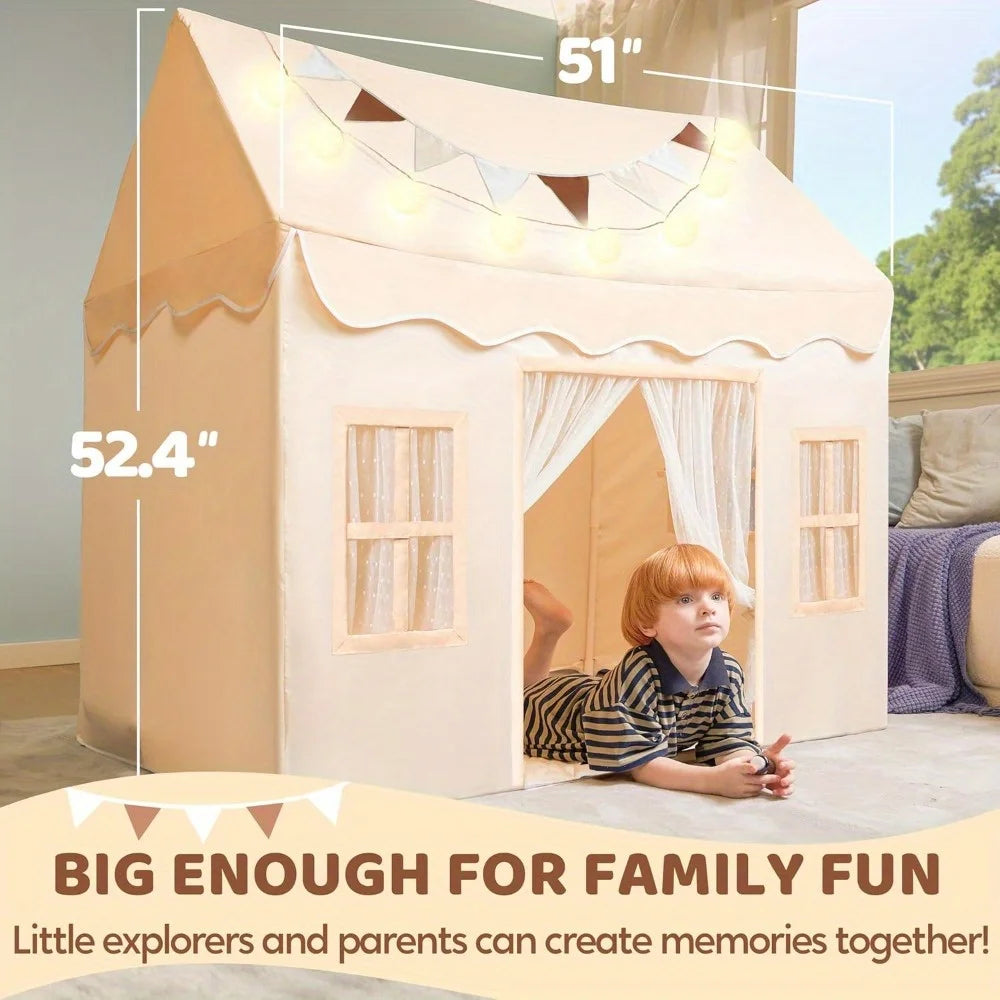Joyfy Kids Play Tent With LED Light For Indoor Use