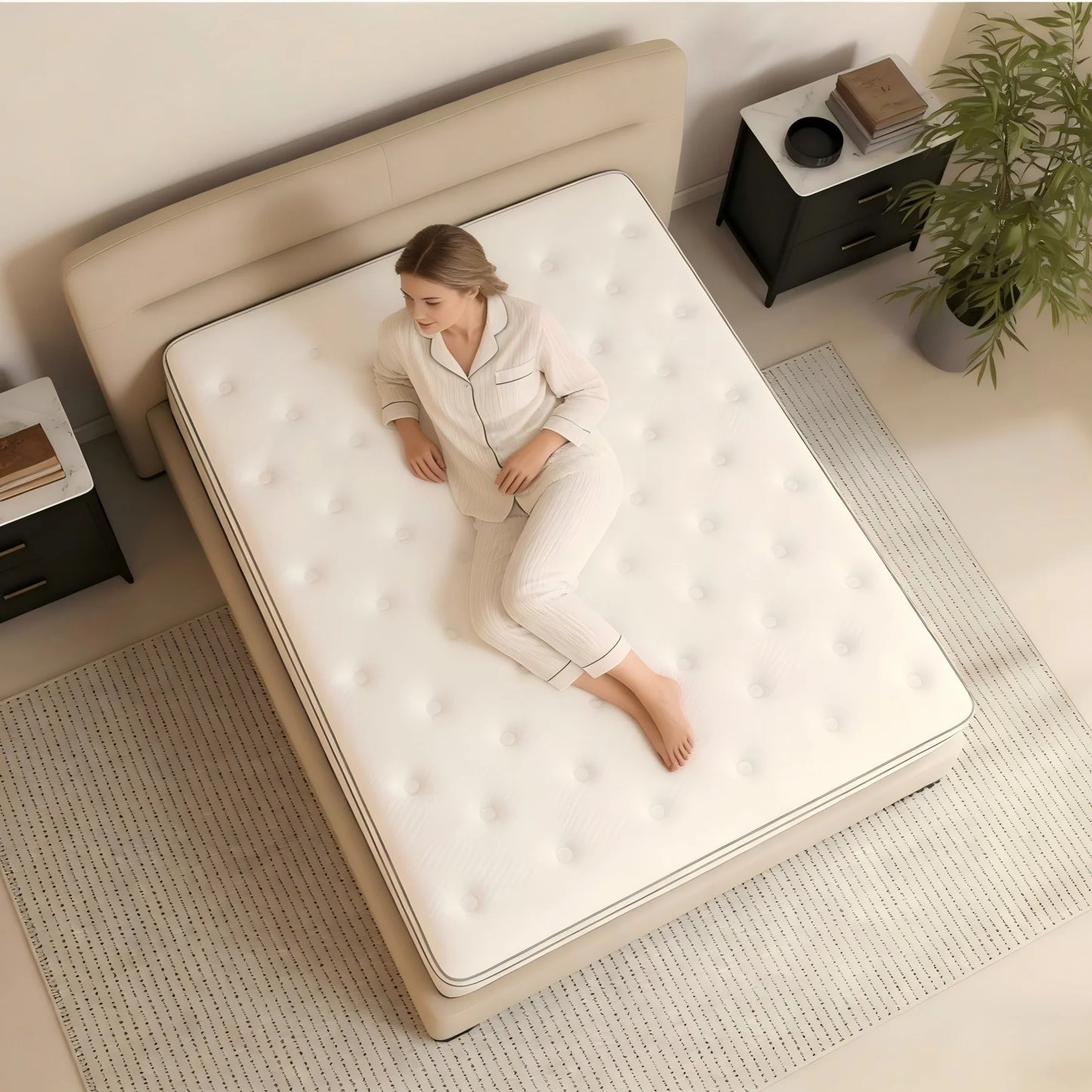 Madevos Hybrid Mattress In A Box With Pocket Springs