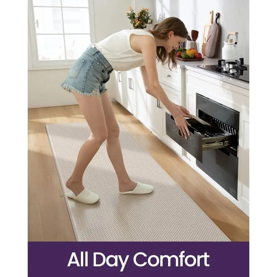 Waterproof Kitchen Anti Fatigue Mats 17x29 17x59 Cushioned Memory Foam Floor Runner Rug
