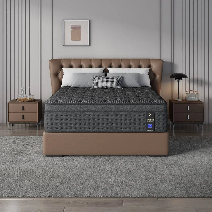 Layroad Memory Foam Hybrid Mattress With Pocket Springs