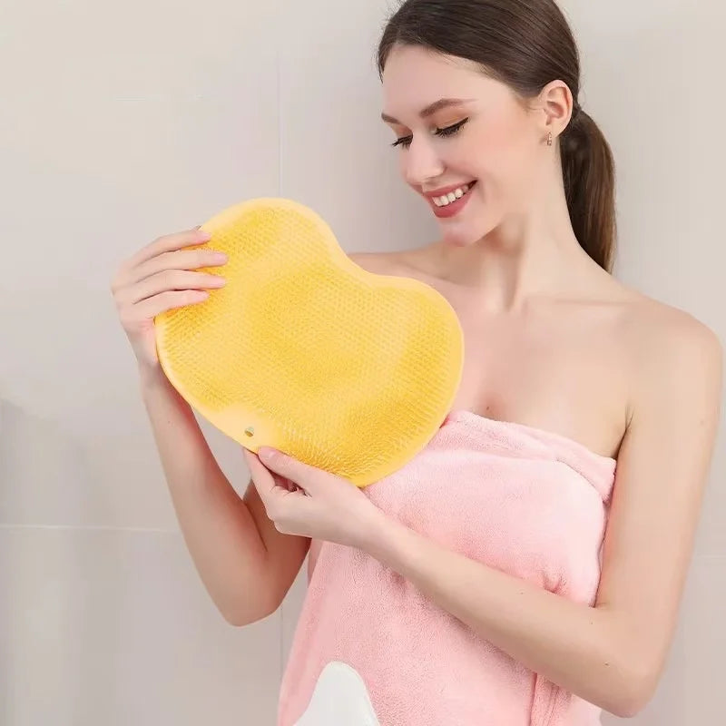 Silicone Shower Mat With Suction Cups For Foot Massage
