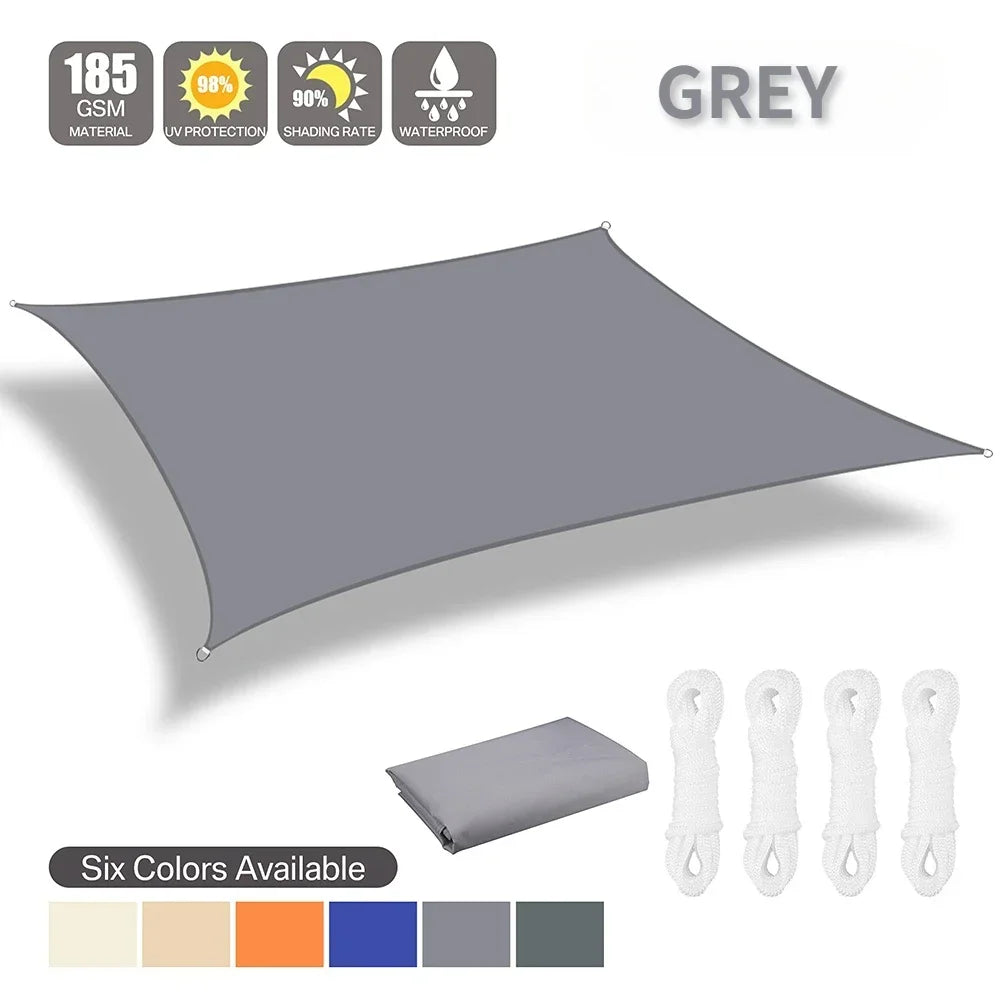 Waterproof Shade Sail Awning For Outdoor Garden Patio
