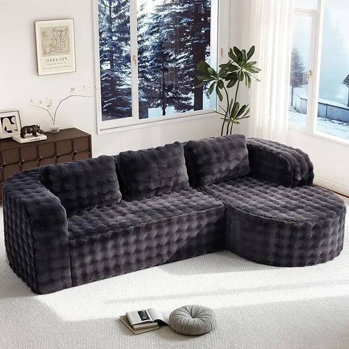 Cloud Modular L Shape Sectional Sofa With Memory Foam Chaise