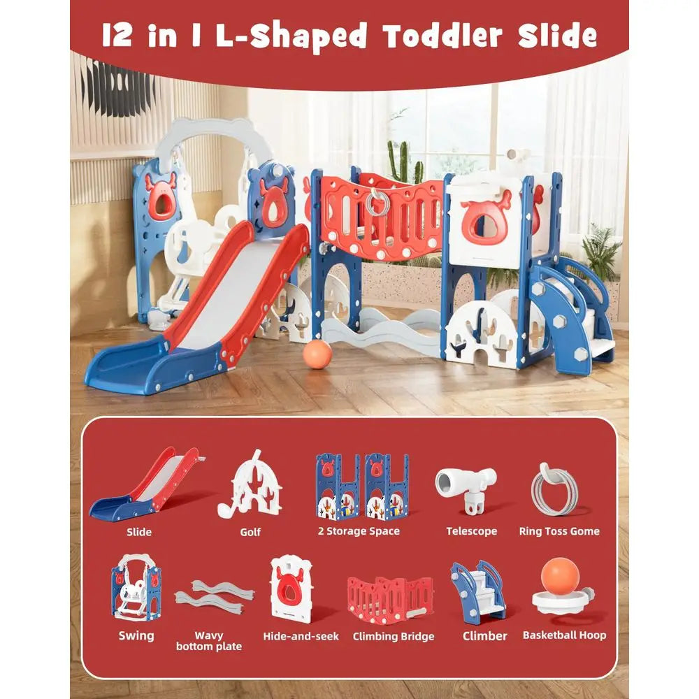 YTYIN Toddler Slide And Swing Set Outdoor Playset Accessories