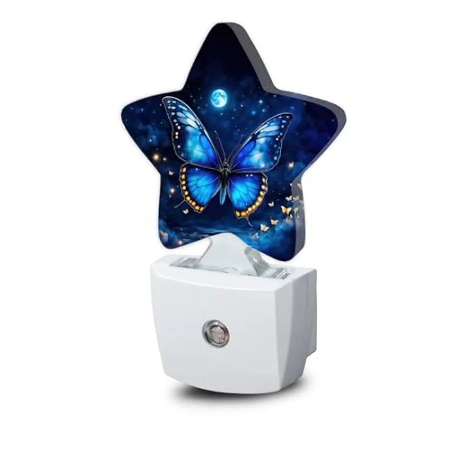 Dusk To Dawn Winter Tree Star Plug In Nightlight Sensor