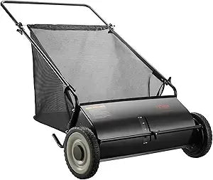 26 Wide Lawn Sweeper by VEVOR: Leaf and Grass Collection, Durable Steel Frame, Strong Rubber Tires