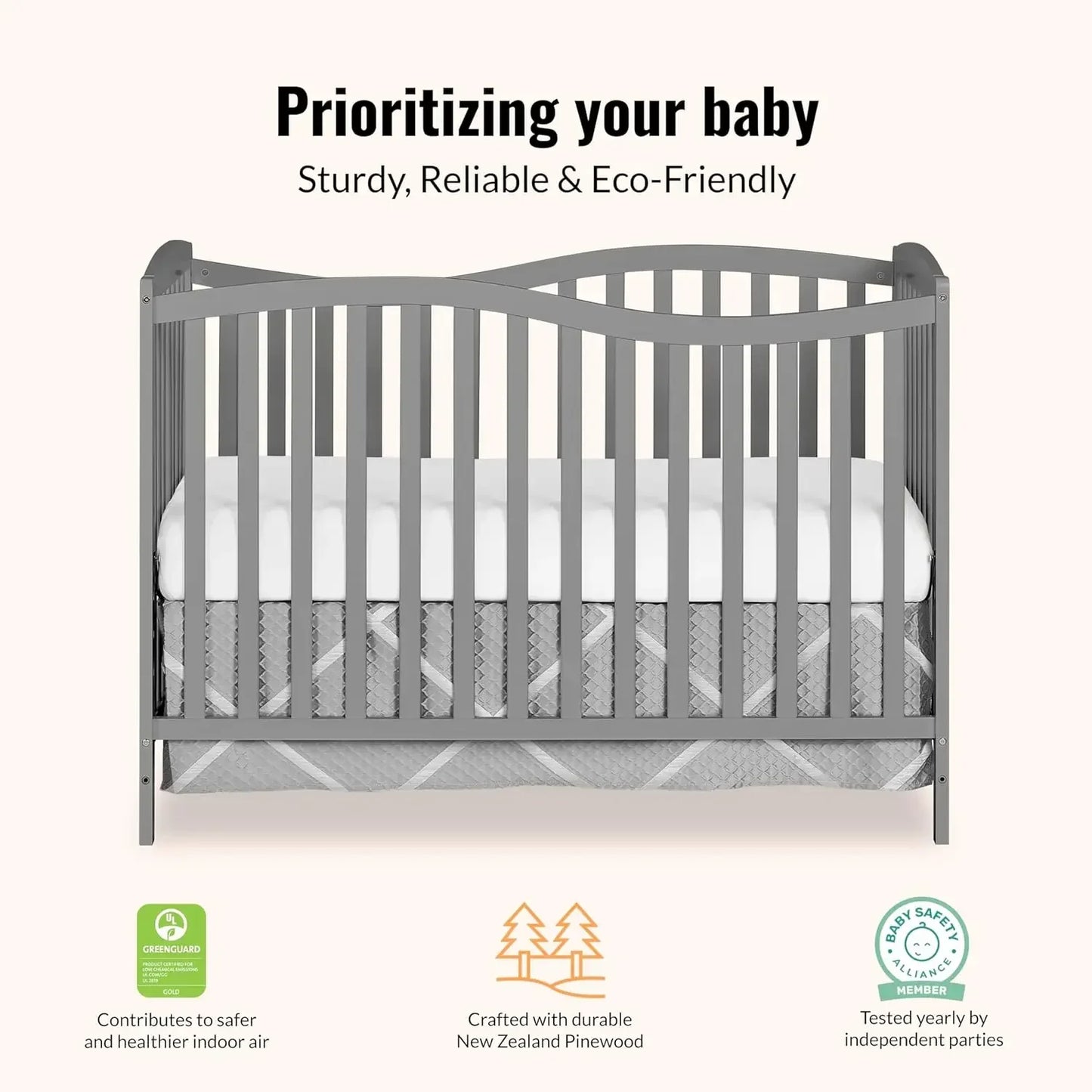 Chelsea 5in1 Convertible Crib