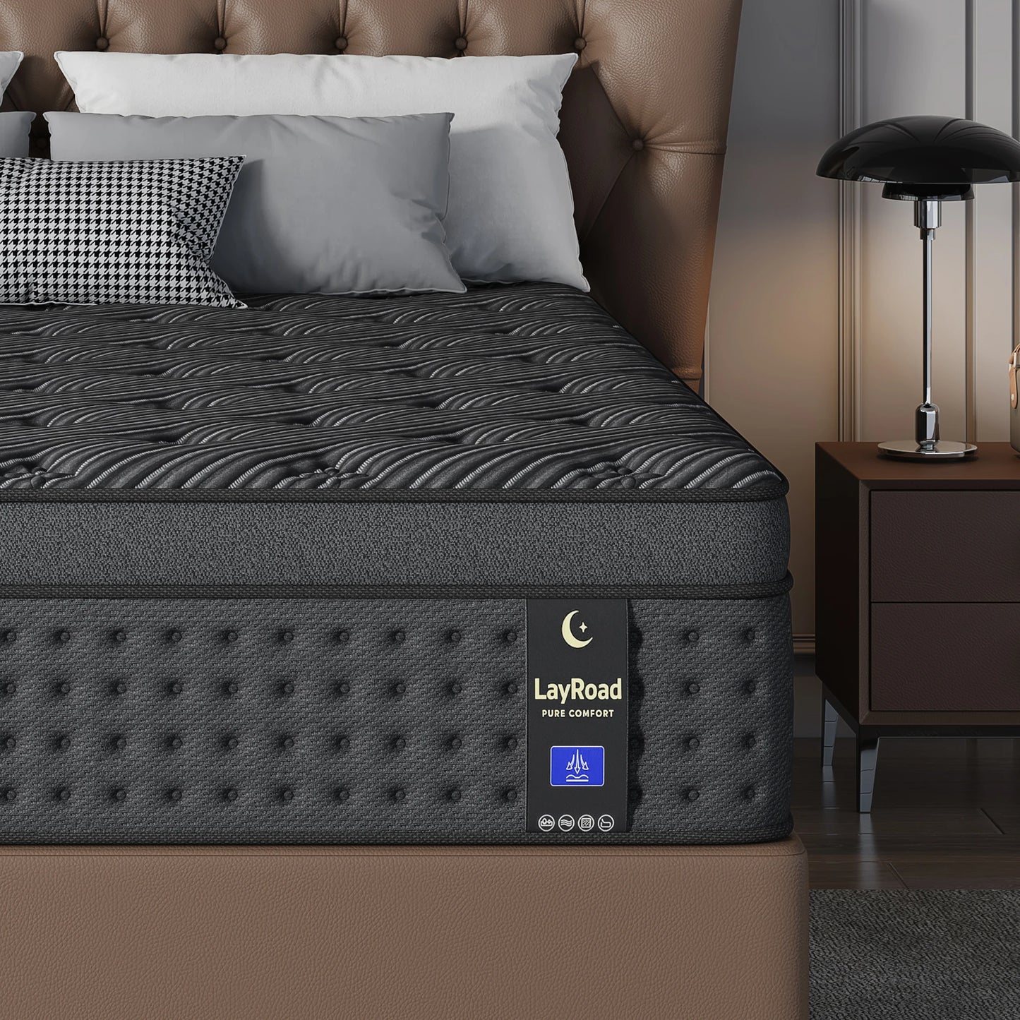 Memory Foam Pocket Spring Mattress With Gel Foam Comfort