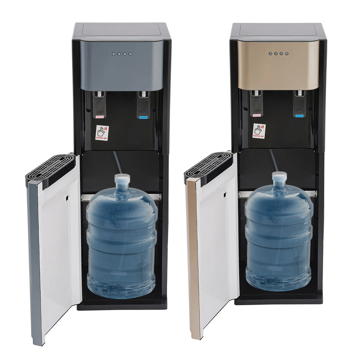 Bottom Loading Water Dispenser 304 Stainless Steel Liner Hot Cold Floor Standing Drinking Machine
