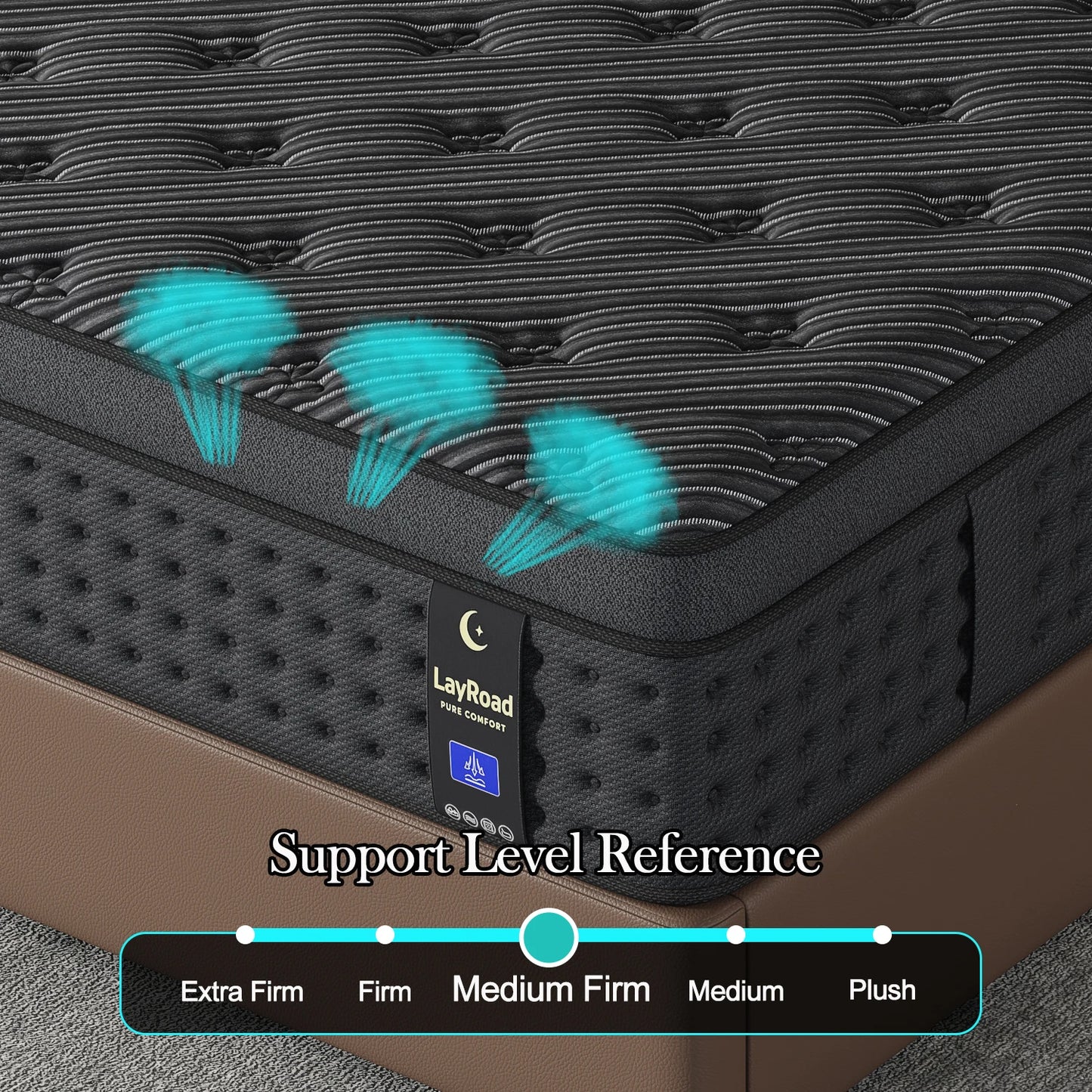 Memory Foam Pocket Spring Mattress With Gel Foam Comfort