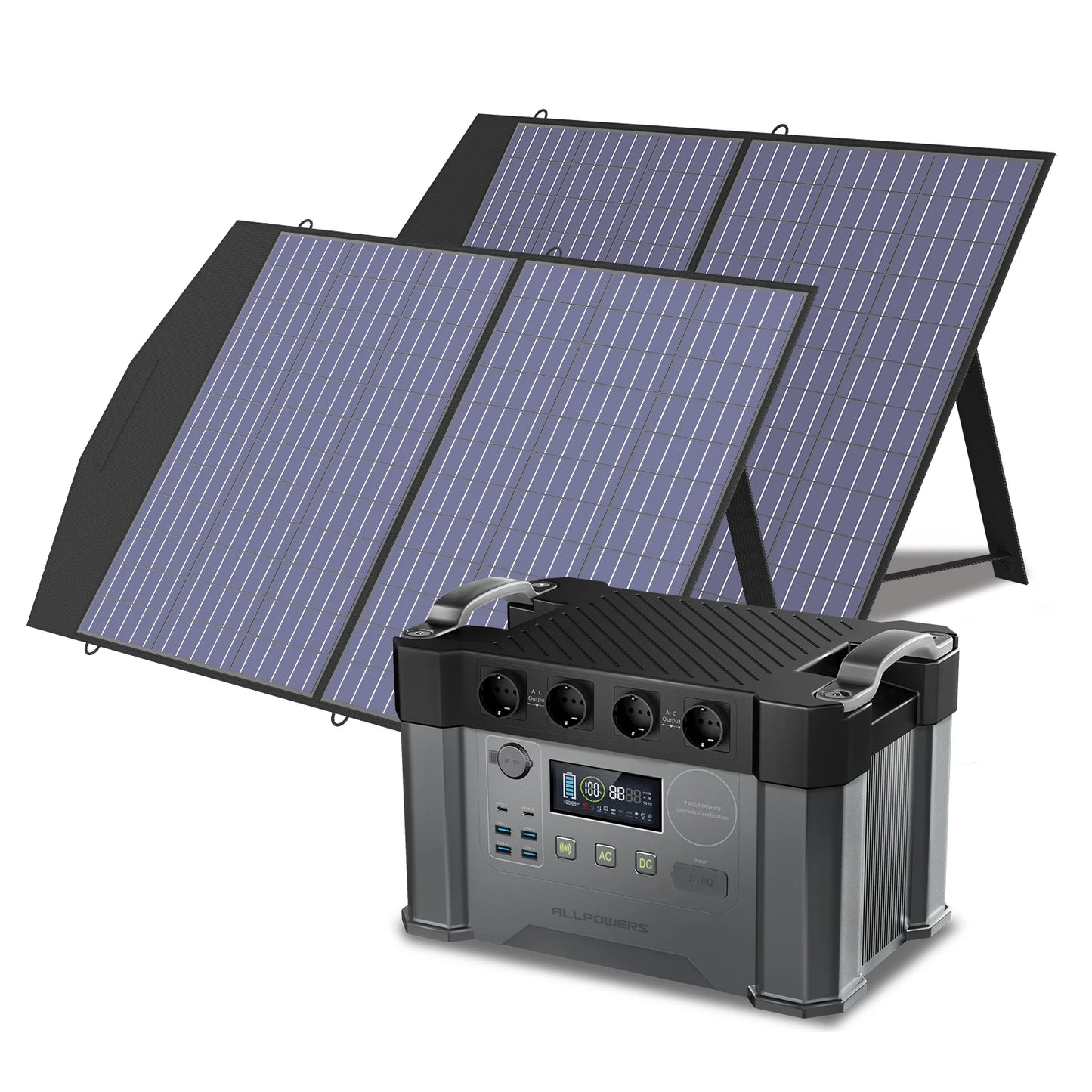 ALLPOWERS S2000 Portable Power Station With 100W Solar Panels