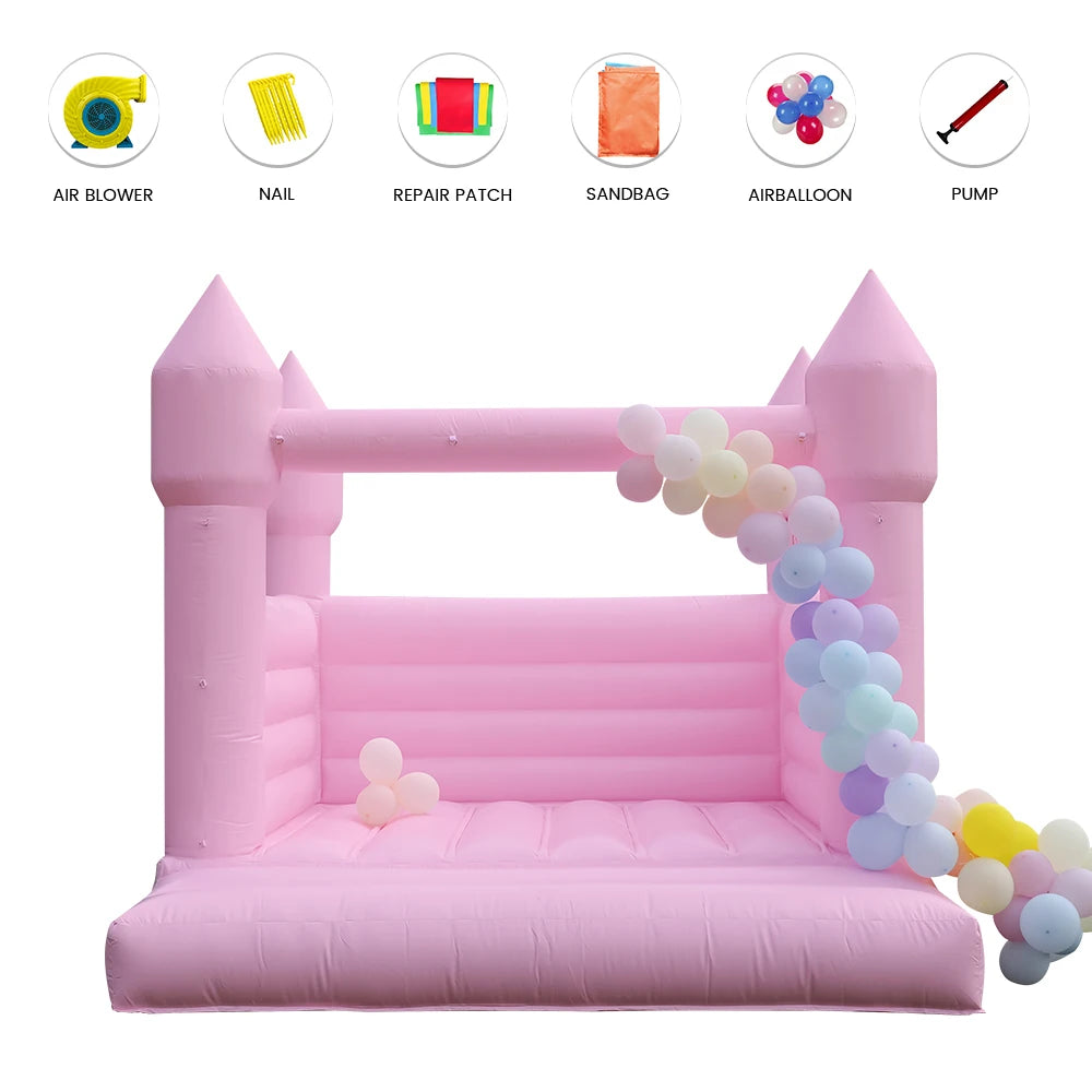 RTS Inflatable Giant Bounce House Castle for Wedding Parties