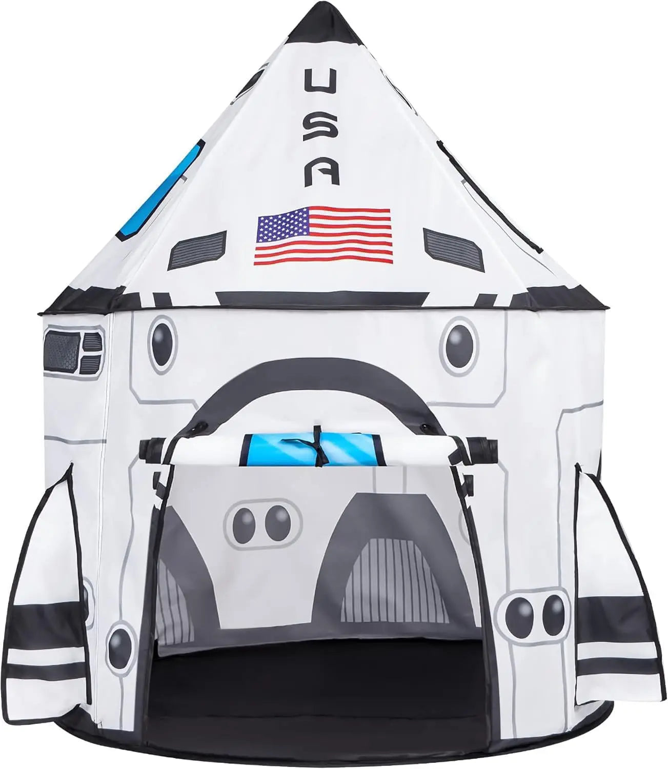 Joyfy Rocket Ship Tent Set With Tunnel Three Piece