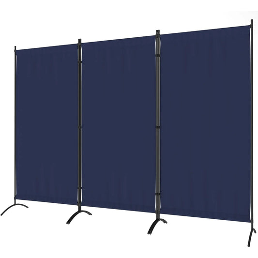 Room Divider, 99’‘W Folding Privacy Screens, 3 Panel Partitions Dividers, Portable Separating for Home Office Bedroom Dorm Decor
