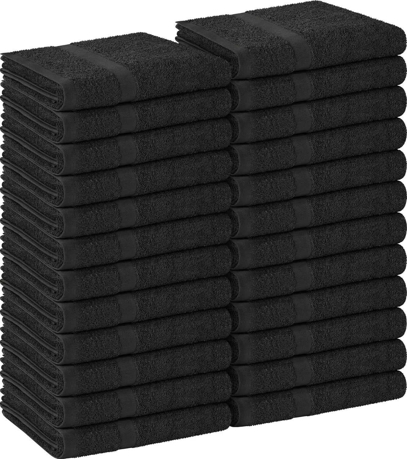 Salon Towels 24-Pack Highly Absorbent Cotton for Spa and Gym
