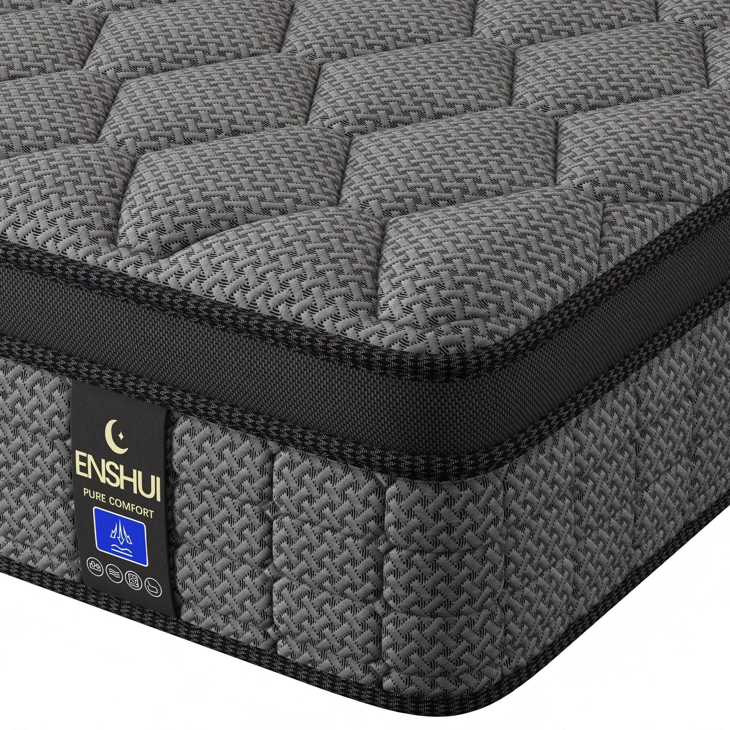 Medium Firm Gel Memory Foam Hybrid Mattress With Pocket Springs