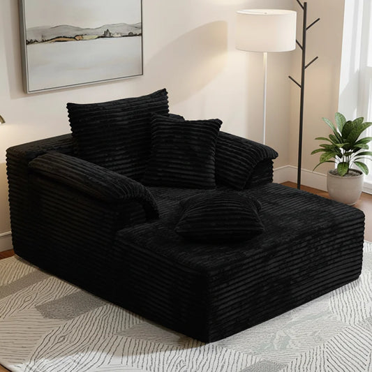 Indoor Reclining Sofa Chair Modern Minimalist Living Room