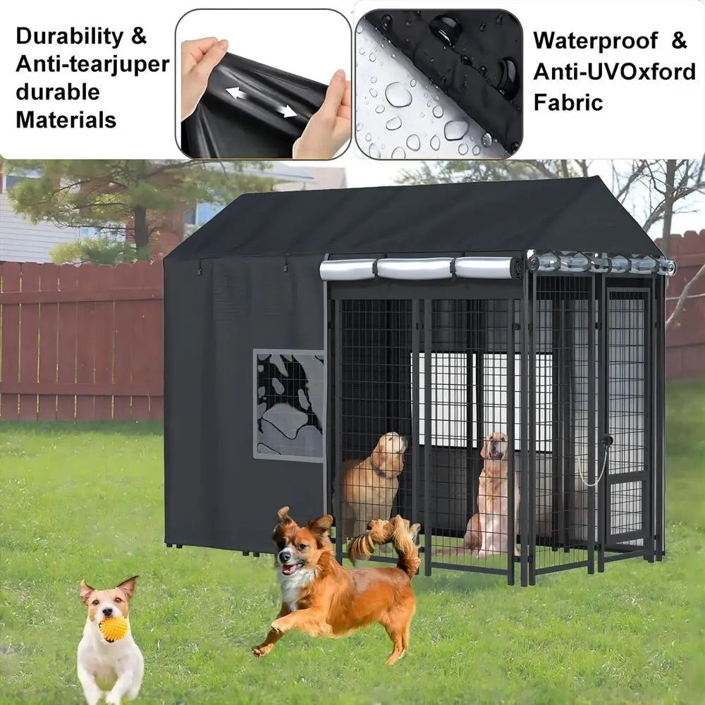 Outdoor Dog Kennel Cover Waterproof Heavy Duty 600D