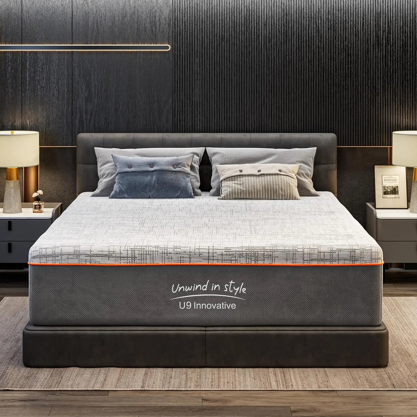 MOYU Gel Memory Foam Mattress Medium Firm CertiPUR-US